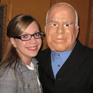 Shannon and Ryan as Sarah Palin and John McCain