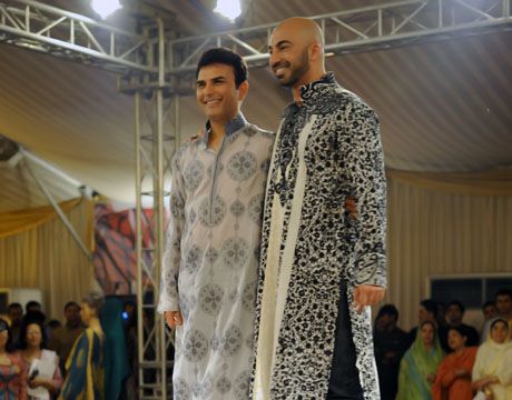 Ather Shehzad & HSY Lawn Prints Exhibition 2011