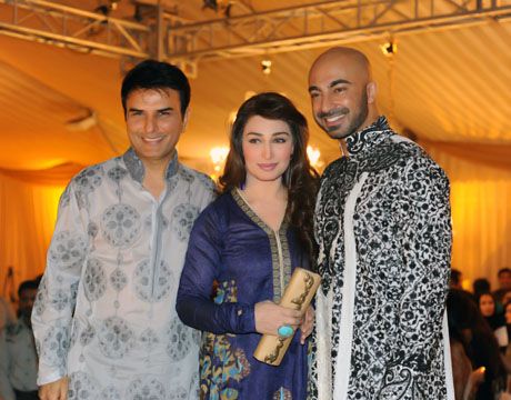 Ather Shehzad, Reema & HSY at Lawn Prints Exhibition 2011