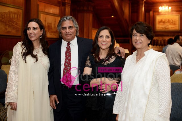 L to R - Nilofer Shahid, Usman Peerzada, Samina Peerzada, Mrs Anjum Ahmed