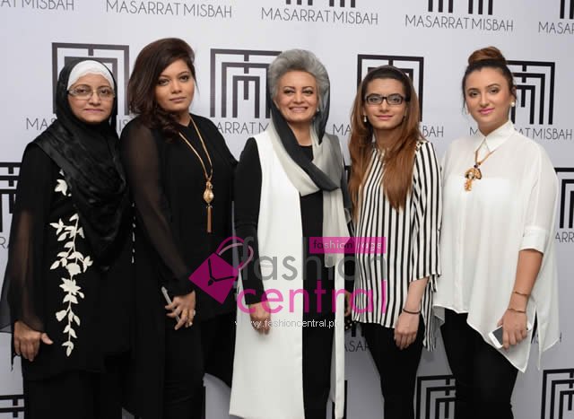 Nighat Misbah, Hafsa Haseeb, Masaarat Misbah, Hani and Redah Misbah