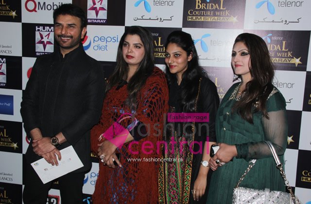 Red carpet Telenor Bridal Couture Week 2014 Day 1