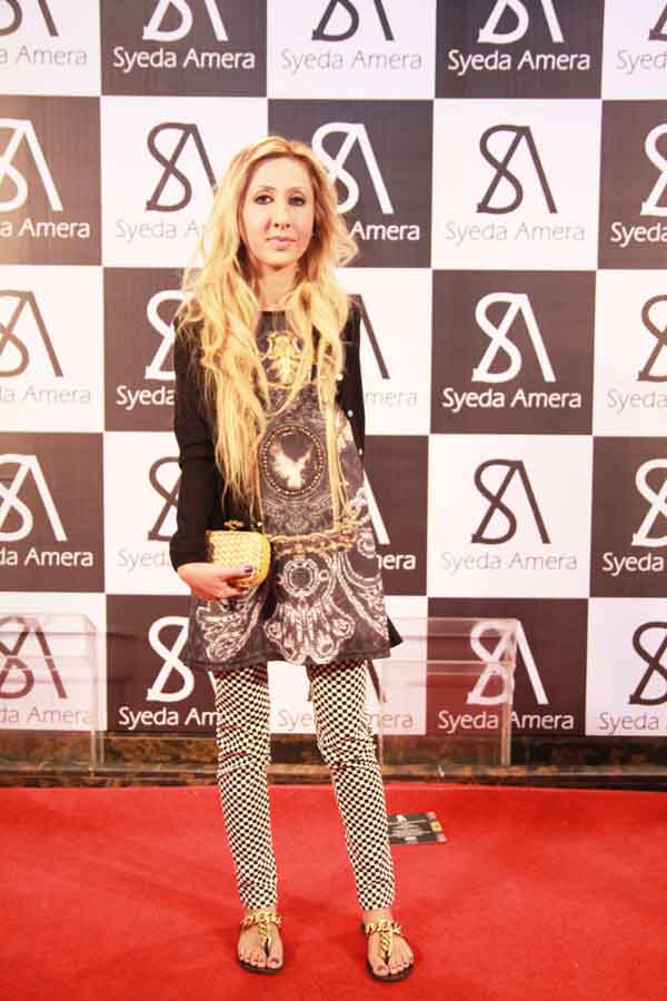 Tina Ahmed at Launch of Syeda Amera Couture