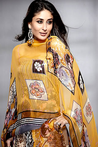 Kareena Kapoor showcased Firdous Summer Lawn Collection 2010