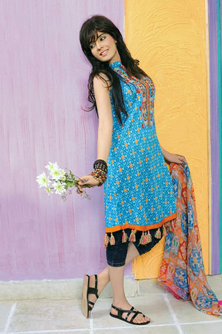 Nishat Ruffle Chiffon Summer Collection 2011