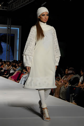 Pakistani Designer Sahar Atif at PFDC Sunsilk Fashion Week 2011 Lahore