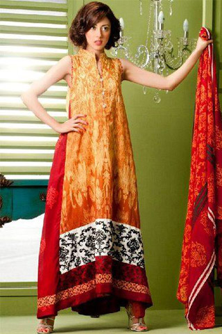 Mid Summer Eid Lawn Collection 2012 by Ayesha Somaiya