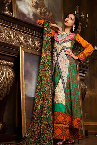 Fahad Hussayn Museum Collection 2013 by Ittehad Textiles