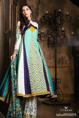 Fahad Hussayn Museum Collection 2013 by Ittehad Textiles