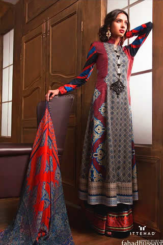 Fahad Hussayn Museum Collection 2013 by Ittehad Textiles
