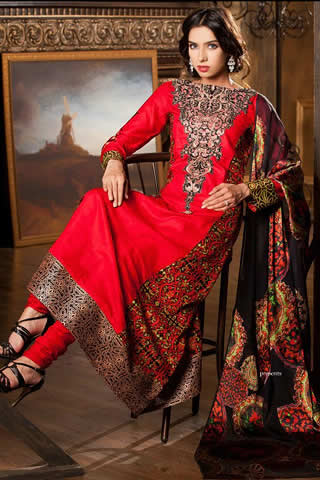 Fahad Hussayn Museum Collection 2013 by Ittehad Textiles