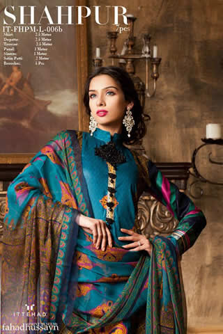 Fahad Hussayn Museum Collection 2013 by Ittehad Textiles
