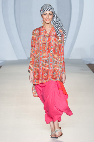 Maheen Khan Collection at PFW 3 London 2012
