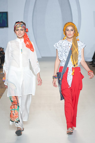 Maheen Khan Collection at PFW 3 London 2012