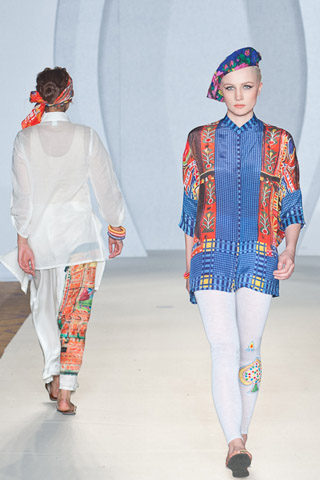 Maheen Khan Collection at PFW 3 London 2012