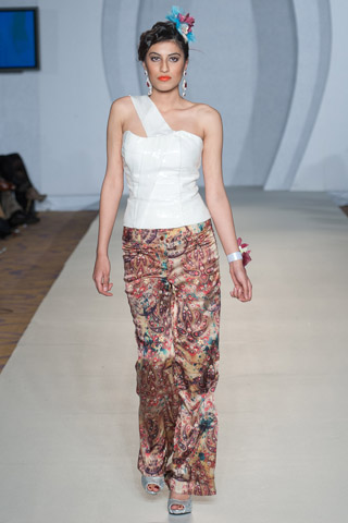 Nomi Ansari Collection at PFW 3 London 2012