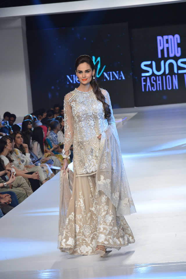2015 PFDC Sunsilk Fashion Week Nickie Nina Dresses Pictures