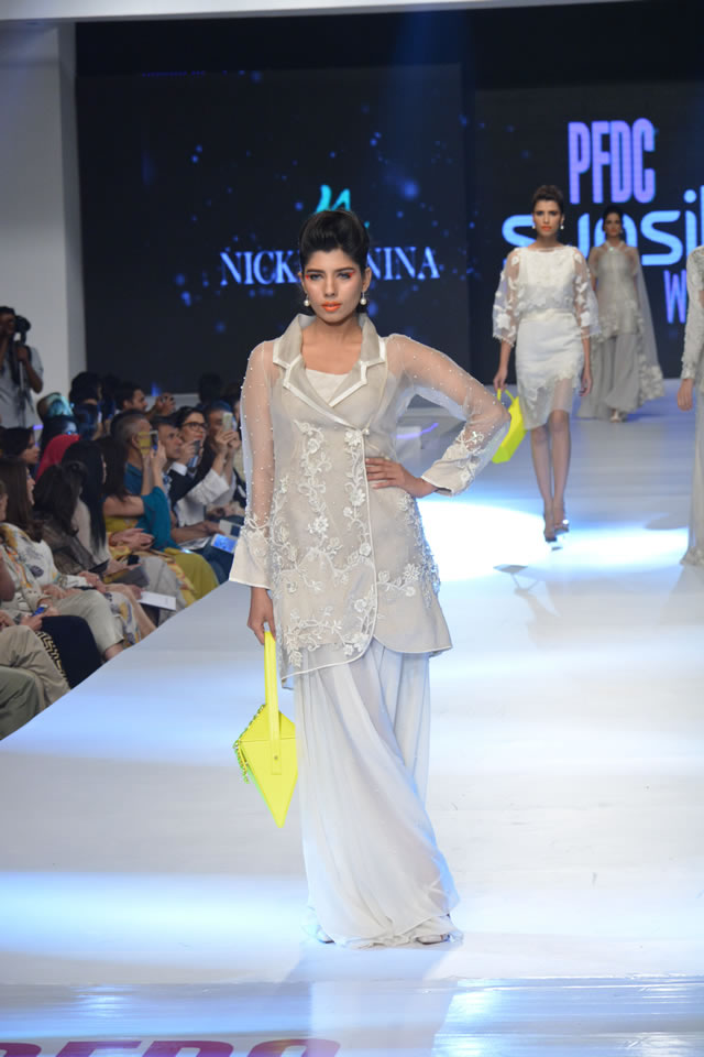 Nickie Nina PFDC Sunsilk Fashion Week collection 2015 pics