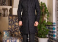 Black Bead Work Sherwani 2