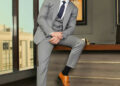 Custom Grey Business Suit 05